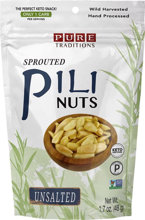 Sprouted Pili Nuts, Unsalted – PureTraditions