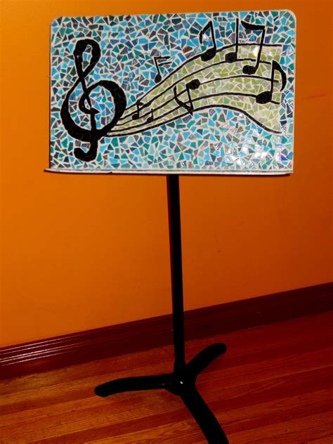 Pin by Carolan Lassiter on Mama Katz Mosaics | Music room decor, Music decor, Mosaic tile art