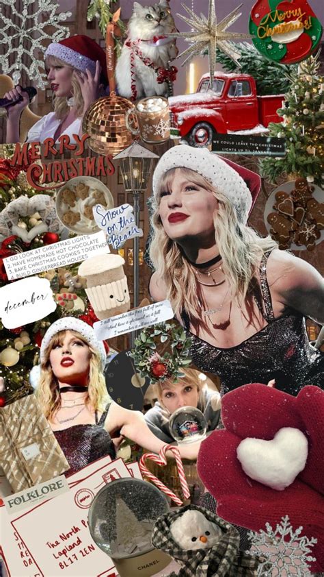 Taylor Swift-inspired Christmas aesthetic for festive vibes!