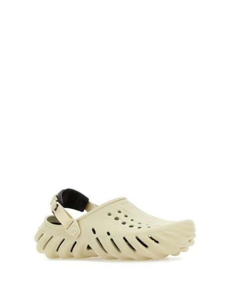 Crocs™ Sand Croslite Echo Clog Mules in White for Men | Lyst