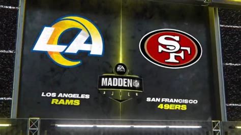 Los Angeles Rams vs. San Francisco 49ers | 2023 Week 18 Game Simulation ...