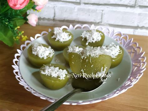 Resep Kue Lumpang Hijau Pandan - Resep Masakan Rumahan