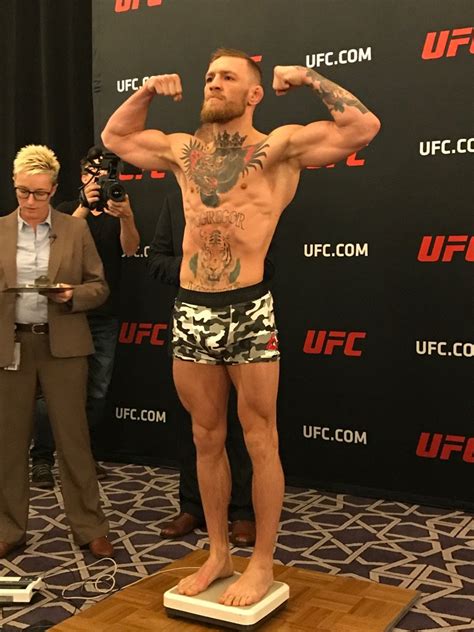 Conor McGregor: #UFC205 official weigh-in results: Conor McGregor (@TheNotoriousMMA...