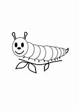 Caterpillar Coloring Pages Printable sketch template