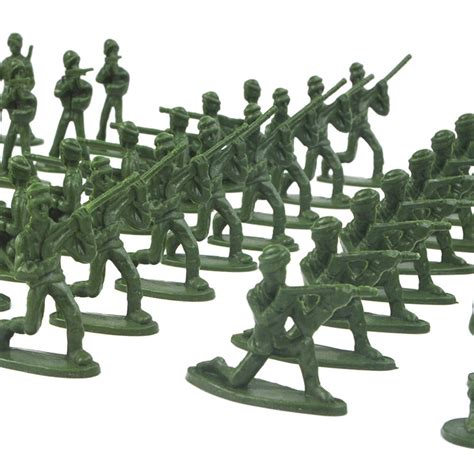 matoen 100 pcs Military Playset Plastic Toy Soldiers Men 3.8cm Figures - Walmart.com - Walmart.com