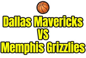 Download Free Dallas Mavericks VS Memphis Grizzlies PNG image