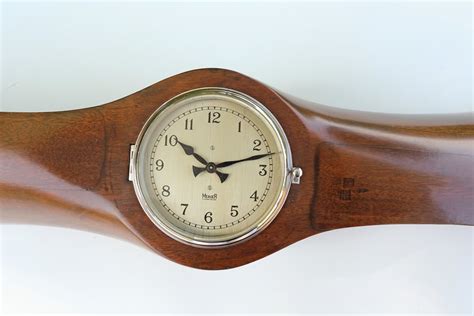 Antiques Atlas - WWI Wooden Laminated Propeller & Clock