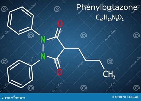 Phenylbutazone Molecule. It Is Nonsteroidal Anti-inflammatory Drug ...