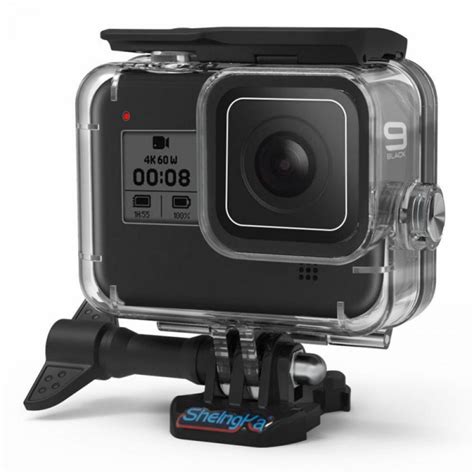 50M Waterproof Case for GoPro Hero 9 Black, Protective Underwater Dive Housing Shell with ...