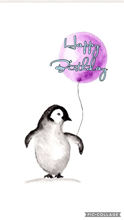 Happy birthday | Happy birthday penguin, Happy birthday greetings, Happy birthday video