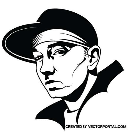 Eminem vector portrait | Che guevara art, Rapper art, Hip hop art