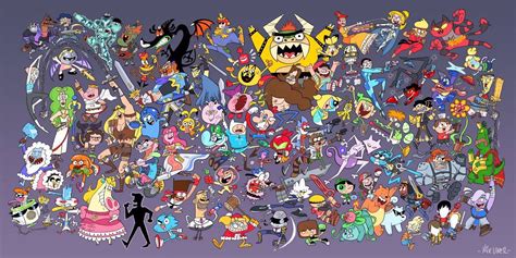 All the smash characters as cartoon characters. That’s lit. #supersmash ...