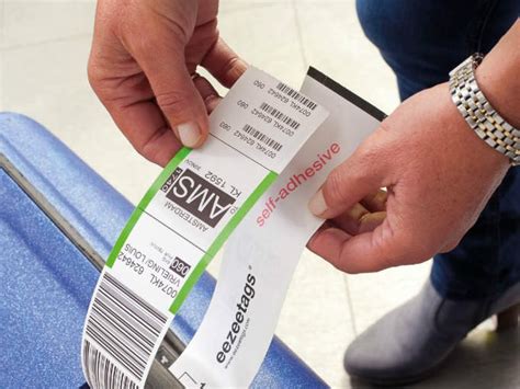 Self-Adhesive Tags for Baggage at Airports - Airport Technology