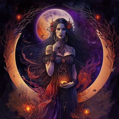 Wiccan Moon Goddess - Etsy