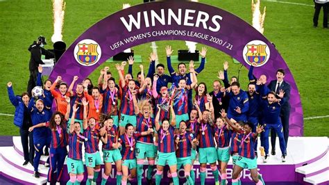 Barcelona Women beat Chelsea Women to win Women's Champions League trophy