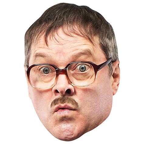 Jim Bell Friday Night Dinner Mark Heap Cardboard Face Mask | Partyrama