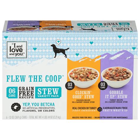 Save on I and Love and You Wet Dog Food Flew the Coop Variety Pack - 6 ct Order Online Delivery ...