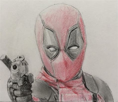 Deadpool with a gun by CaptainEdwardTeague on DeviantArt