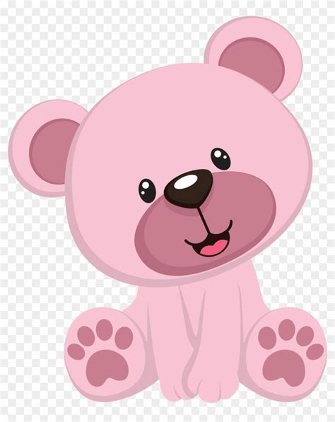 Pink Teddy Bear Clipart, HD Png Download - 908x1097(#2367085) - PngFind