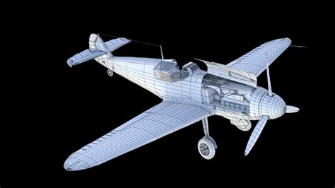 Bf 109 F-2 Messerschmitt 3D Model by citizensnip