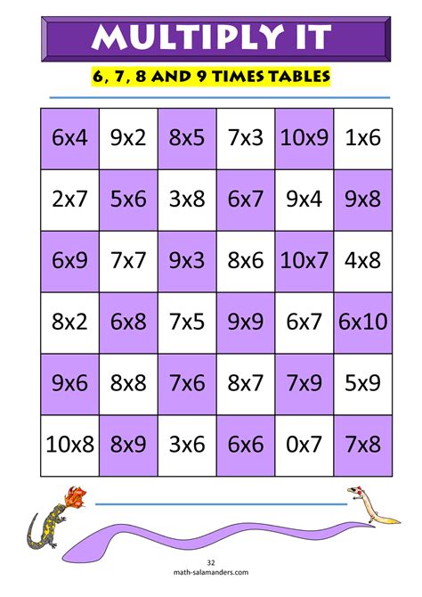 Year 4 Maths Games