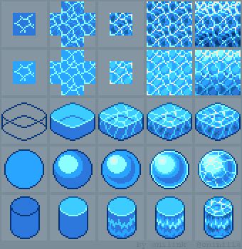 Marmontel Boris no Twitter: "Tutorial: How to draw water #gamedev #indiedev #pixelart https://t ...