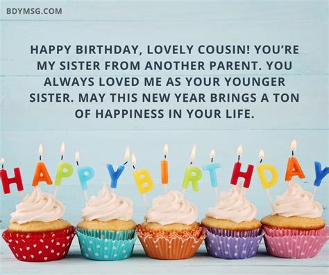 80 Happy Birthday Wishes for Cousin - BDYMSG