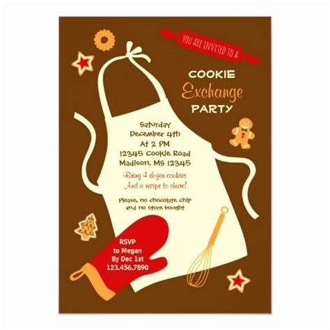 Cookie Exchange Invitation Wording Beautiful Christmas Cookie Exchange Party Invita… | Cookie ...