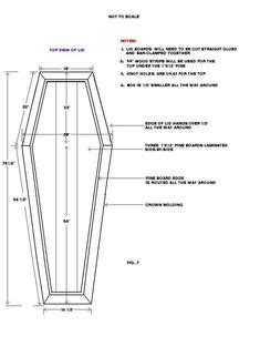 Figure 1 - Coffin blueprints. Click on this image to download a printable PDF version of these ...