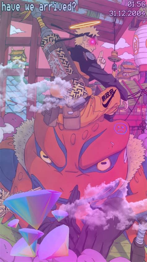 Tumblr Anime Aesthetic Wallpaper Desktop Naruto Cute Aesthetic Pink ...