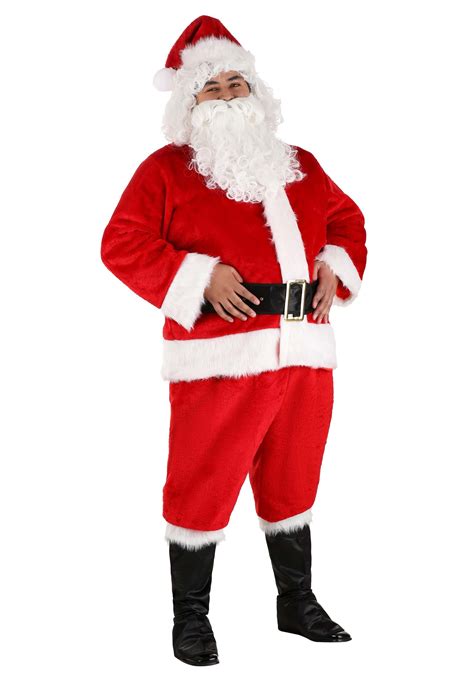 Plus Size Santa Men's Costume | Christmas Costumes