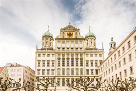 Historic Town Hall of Augsburg Stock Image - Image of sightseeing ...