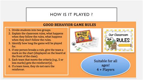 The good behavior game - YouTube