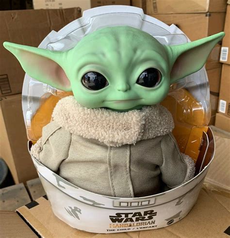 Star Wars Mandalorian The Child 11" Plush Baby Yoda Doll Disney Mattel GWD85 - TV & Movie ...