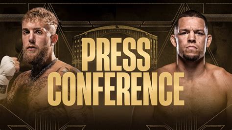 Video: Jake Paul vs. Nate Diaz press conference live stream