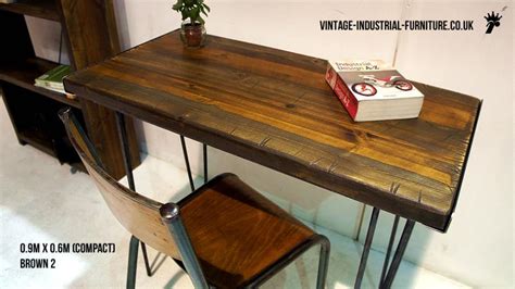 Vintage Industrial Desk, Hairpin Legs