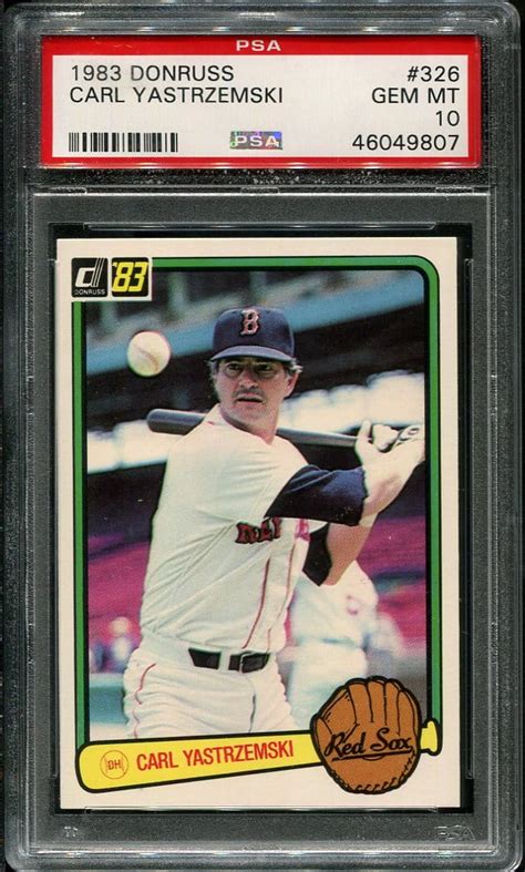 1983 Donruss #326 Carl Yastrzemski PSA 10 HOF (46049807) - All Star ...