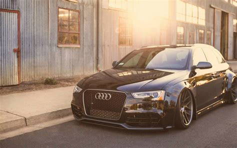 Audi A4 Wallpaper Black