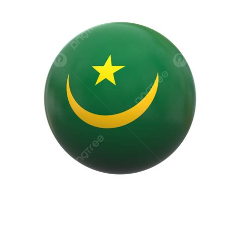 Mauritanian Flag, Graphics, Isolated On White, Render PNG Transparent ...