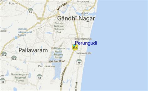 Perungudi Tide Station Location Guide