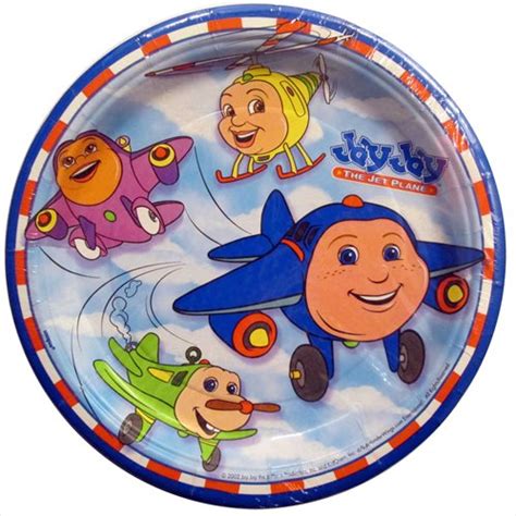 Jay Jay The Jet Plane Large Paper Plates (8ct) - Walmart.com