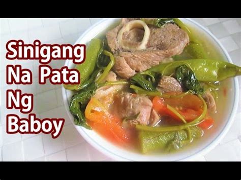 Nilagang Pata Ng Baboy Recipe Panlasang Pinoy | Blog Dandk