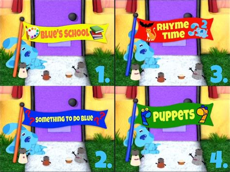 Blue’s Clues Flag Titles From Classic Clues DVD | Blue’s clues ...