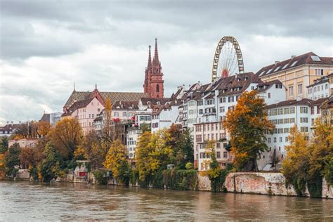 Basel old town stock image. Image of famous, landscape - 167735433