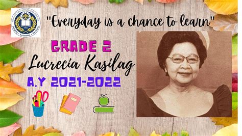 Grade 2-Lucrecia Kasilag - Home