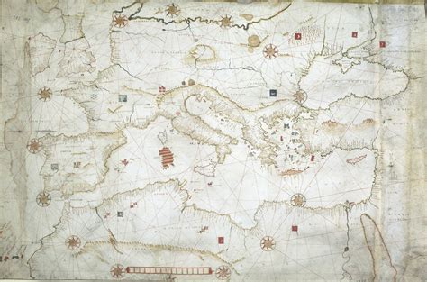 File:Hieronymus Verrazano. Carte de la Mer Méditerranée, de la Mer Noire et de l'Océan ...