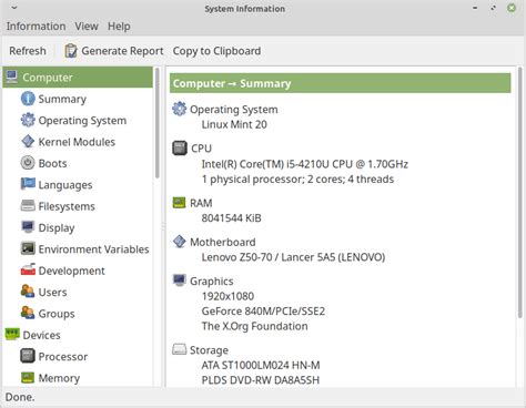 HardInfo – Check Hardware Information in Linux - DesignLinux