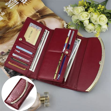 Gift Coin Large Capacity Genuine Leather Women's Wallet Fashion Patent ...