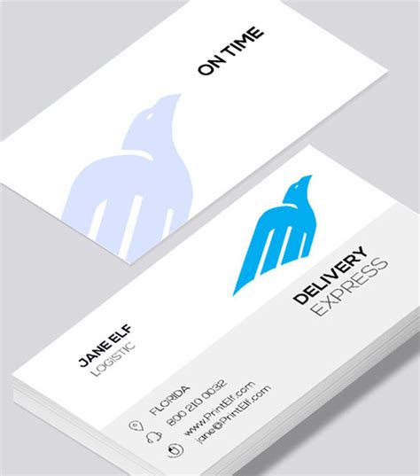 Delivery Express business card - Modern Design