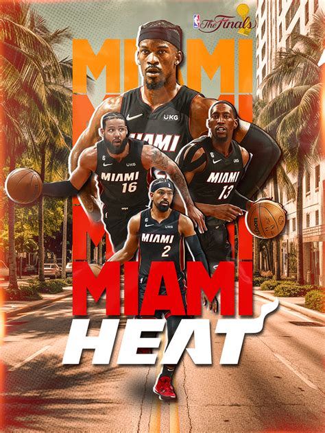 Miami Heat Finals Poster by Brandon on Dribbble